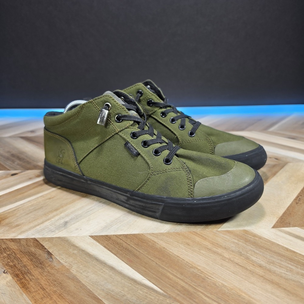 Chrome Industries Southside 3.0 Olive Men's 9.5 Canvas Cycling Sneakers